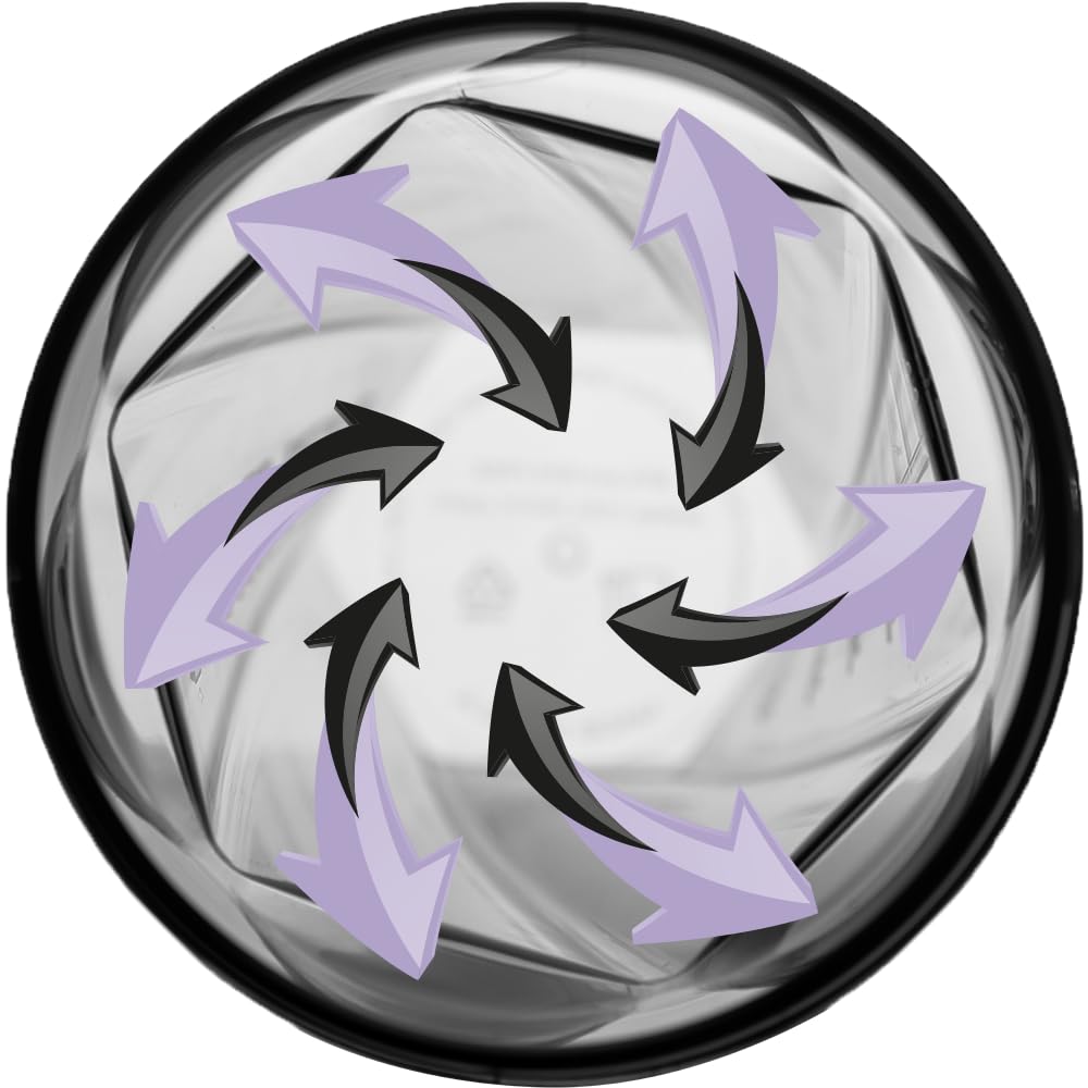 HELIMIX 1.5 Vortex Blender Shaker Bottle Holds Upto 20oz | No Blending Ball or Whisk | USA Made | Portable Pre Workout Whey Protein Drink Shaker Cup | Mixes Cocktails Smoothies Shakes | Top Rack Safe