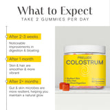 Prelude Bovine Colostrum Chews for Gut Health, Bloating & Beauty for Women & Men - Grassfed Colostrum Gummies for Digestive Health Immunity & Overall Wellness - Colostrum Supplement Made in USA