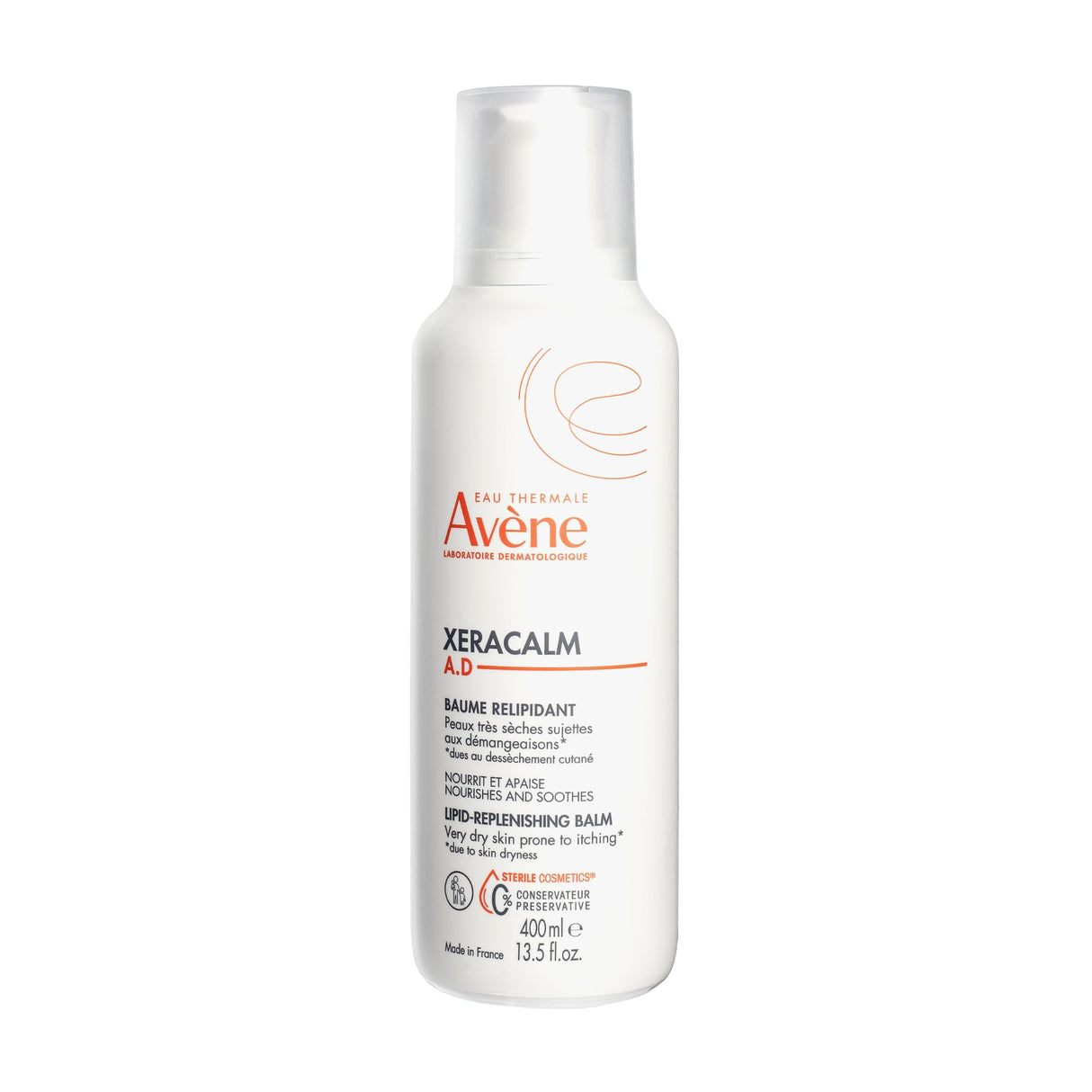 Avène XeraCalm A.D Lipid-Replenishing Balm, Atopic Dermatitis, Eczema-Prone, No Preservatives, Fragrance-Free, 13.5 Oz