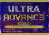 Ultra Advance Gold - Ultimate Joint Support Supplement | Purple Capsules with Vegan Omega-3, Turmeric and Collagen | Original Import Package | 30 caps 500 mg
