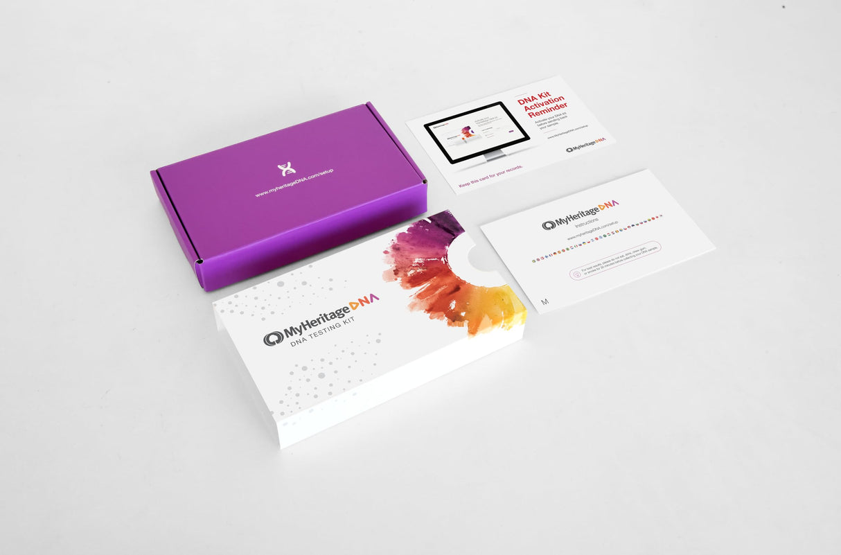 MyHeritage DNA Test Kit: Genetic Testing for Ancestry & Ethnicity Covering 2, 114 Geographic Regions and DNA Matching to Relatives
