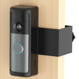 No-Drill R-ing Doorbell Mount with Rain Cover, Anti-Theft Door Bracket Compatible with Ring/Other Battery Doorbell/Plus/Pro(2026 Newest Model),Quick Install Doorbell Camera Holder for Rental Apartment