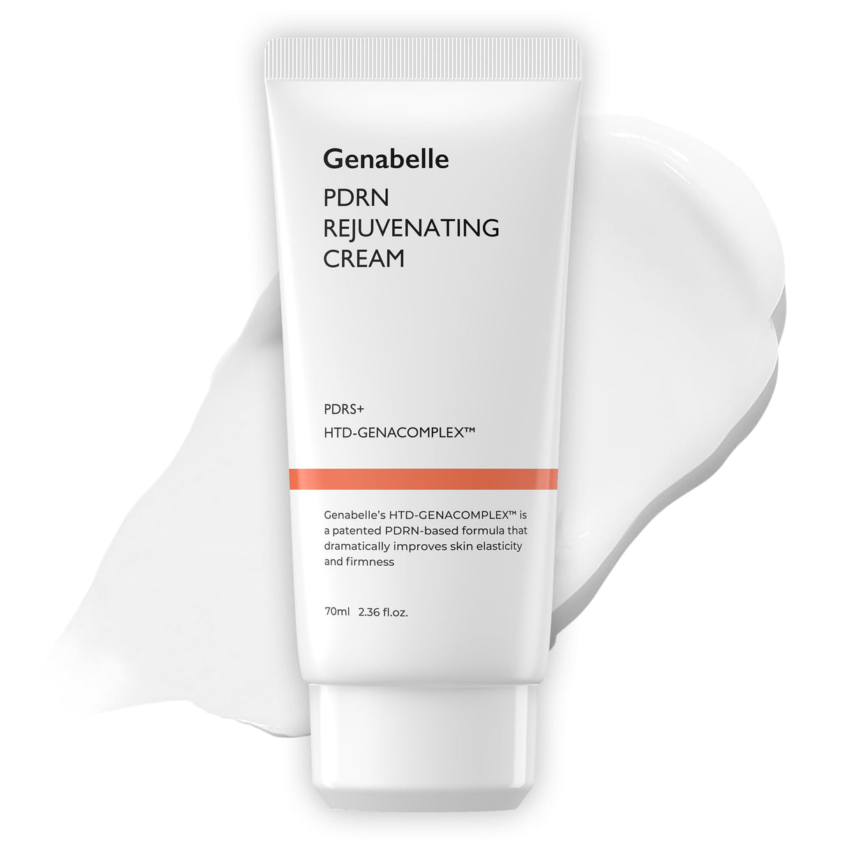 Genabelle PDRN Rejuvenating Cream - Lightweight Moisturizer with Original PDRN, CICA, Hyaluronic Acid - Nourishing, Hydrating, and Soothing Formula - 2.36 fl.oz