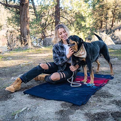 Arcturus Patterned Wool Blankets - 4.5lbs Warm, Heavy, Washable, Large | Great for Camping, Outdoors, Sporting Events, or Survival & Emergency Kits