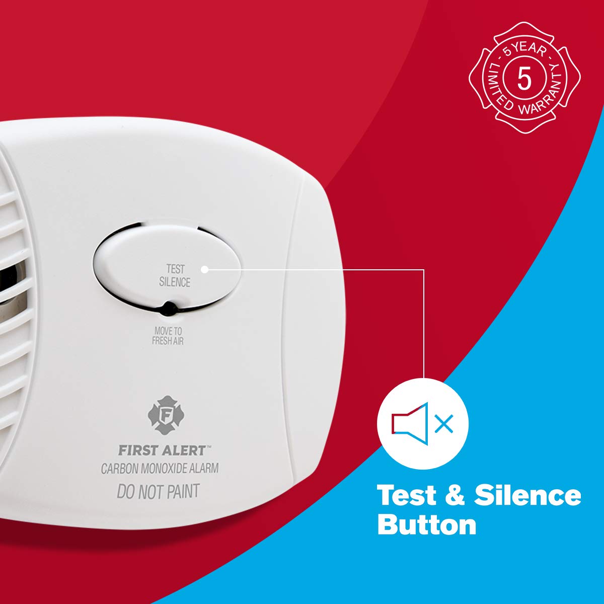 First Alert CO400 Carbon Monoxide CO Detector Battery Operated Alar first-alert-co400-carbon-monoxide-co-detector-battery-operated-alar