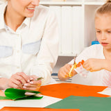 Orange Construction Paper 100 Sheets 80lb Cardstock Paper 8.5 x 11, Goefun Halloween Orange Cardstock for Christmas, Crafts, DIY Cards