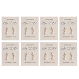 Bridesmaid Gifts Earrings Set of 4/6/8 Pearl Knot Earrings with Message Cards Bridesmaid Proposal Gifts Wedding Day Thank You Gift Bridesmaids Jewelry Set