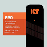 KT Tape, Sports Med, PRO 150 Strip 10", Precut, Stealth Beige