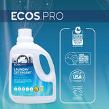 ECOS PRO Liquid Laundry Detergent 2 Ct, Free & Clear, Concentrated & Ideal for Commercial & Industrial Use, Unscented, PL9371/02, 170 fl oz (Pack of 2)