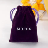 MDFUN Screw Back Stud Earrings for Women Men, 5 Pairs 3-7MM