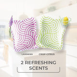 O-Cedar Floor Cleaning 40ct Pacs with Citrus Scent 10ct (2-Packs) and Lavender Scent 10ct (2-Packs)