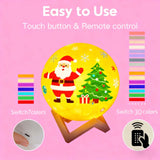 HOLA Paint Your Own Moon Lamp Kit, Updated USB Rechargeable, Kids Crafts