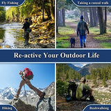 TheFitLife Nordic Walking Trekking Poles - 2 Sticks with Anti-Shock and Quick Lock System, Telescopic, Collapsible, Ultralight for Hiking, Camping, Mountaining, Backpacking, Walking, Trekking