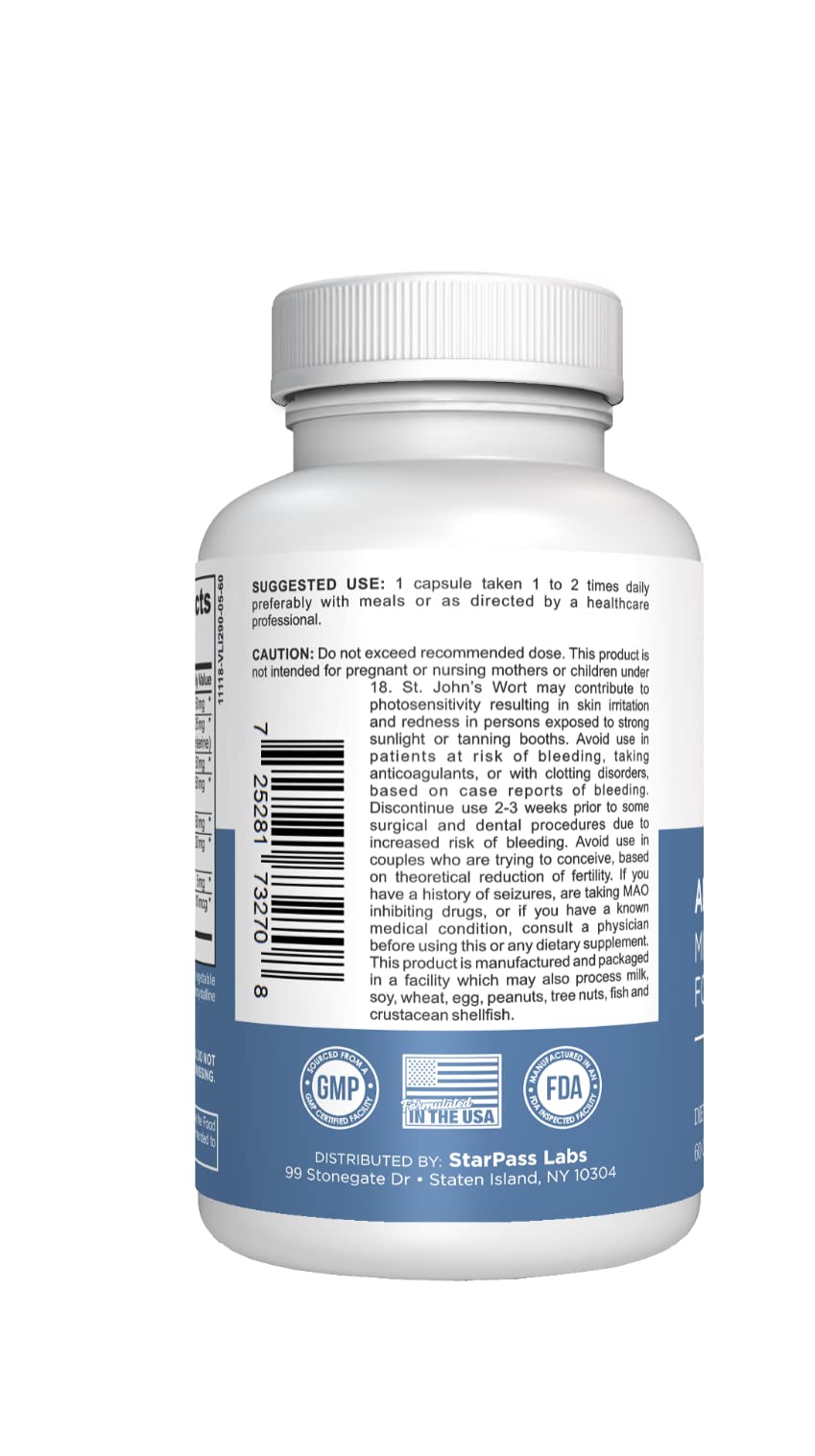 Advanced Memory Formula Extreme Brain Booster, Brain Supplement for Memory, Focus and Mental Performance, Memory Vitamins for Better Brain Health, Manufactured in The USA