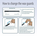 GN Cerustop Wax Guards PN 20439700 Filters for Resound/phonak/Unitron/Resound/Beltone/Widex Heaing Aids with Cleaning Brush Tools Kit and Carry Case-3packs