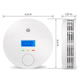 Interconnected Smoke and Carbon Monoxide Detector, 10-Year Battery Wireless Interlinked Smoke & CO Alarm with Dual Sensors, Home Fire & CO Safety Protection (3Pack)