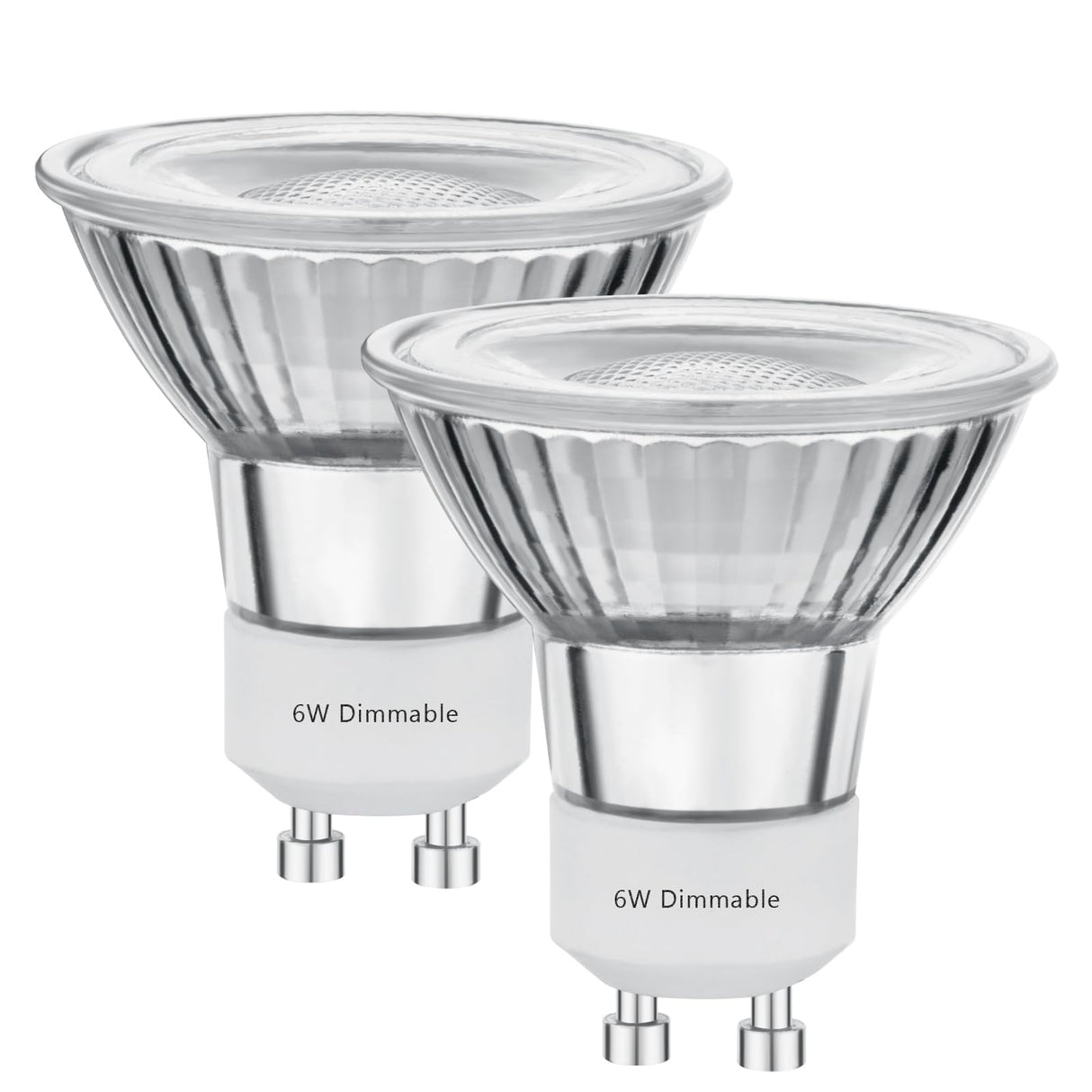 LED GU10 Range Hood Light Bulbs, LED Stove Appliance Light Bulb, Kitchen Light Replacement Halogen Light Bulb, 50W Equivalent, Warm White 3000K, 6W 550 Lm, Dimmable,Waterproof IP65 Pack of 2