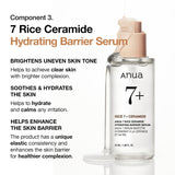 ANUA Rice Trio Set : Rice Cleansing Powder & Milky Toner & Hydrating Serum, Marshmallow face mask maker, for Glass skin, Fragrance Free, Korean Skincare