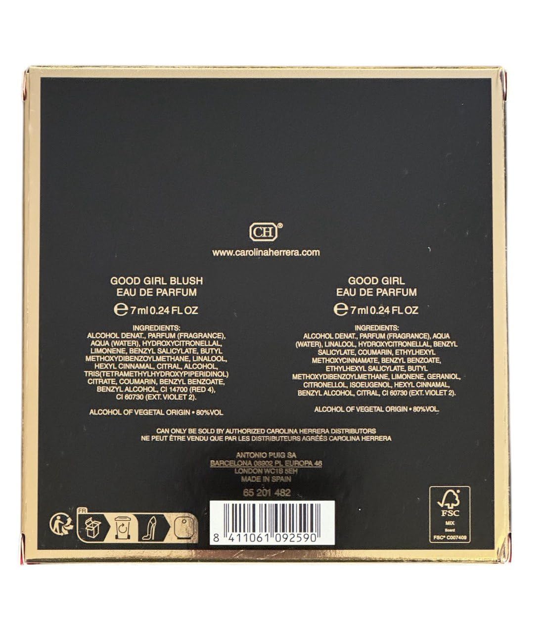 Carolina Herrera Mini Good Girl & Good Girl Blush Perfume Set