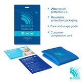 Bloccs 100% Waterproof Cast Shower Cover Leg Kids- Swim on Vacation, Shower & Bathe. Durable Child Leg Cast Protector - #CL78-L - Child Leg - (Large)