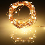 Ariceleo Led Fairy Lights Battery Operated, 4 Packs Mini Battery Powered Copper Wire Starry Fairy Lights for Bedroom, Christmas, Parties, Wedding, Centerpiece, Decoration (5m/16ft Warm White)