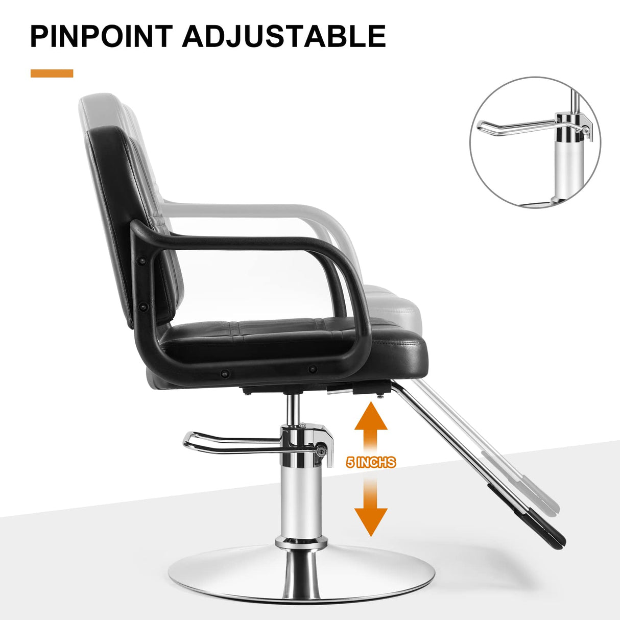 Artist hand Hydraulic Barber Chair Salon Chair for Hair Stylist Tattoo Chair Shampoo Salon Equipment