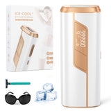 Aopvui Laser Hair Removal for Women and Men, IPL Permanent At Home Hair Removal Device with 5°C Ice Cooling Function, 999,990+ Flashes Painless Hair Removal for Face,Armpits, Legs, Arms, Bikini Line