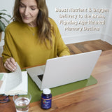 CocoaVia Heart & Brain Supplement, 30 Day, Cocoa Flavanol Extract, Memory & Circulation Booster, Nitric Oxide, Boost Oxygen & Energy, Plant Based, Gluten Free, Vegan, 60 Capsules