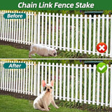 12 Inch Rebar Stakes J Hook Ground Stakes 32-Pack Heavy Duty Galvanized Chain Link Fence Stakes Metal Tent Stakes for Outdoor Lawn Decorations Inflatables Canopy Swing Set