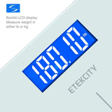 Etekcity Scale for Body Weight, Bathroom Digital Electric Scale for People, Measures Weight up to 400 lbs, White