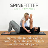 Spinefitter by Sissel, Back Stretcher, Back Cracker for Upper & Lower Back Relief, Spine Decompressor, Spinal Decompression for Back Relief, Posutre Corrector, Ideal for Pilates & Yoga, Black