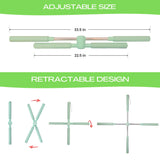 BodyTree Posture Corrector Yoga Cross Stick - Back Pain Relief for Men Women - Stretcher and Straightener for Upper and Lower Back - Stretch Pole - Neck Hump Equipment bar Device Brace