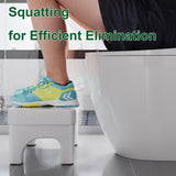 Kzeirm Toilet Stool, Poop Step Stool for Bathroom, Toilet Foot Pooping Stool for Adults, Portable Travel Squat Bench for Feet, Banco para Baño Toilet Leg Raiser