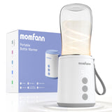 MOMFANN Portable Bottle Warmer, Travel Baby Bottle Warmer for Breastmilk On The Go, Leak-Proof, 2 Modes Fast Heating