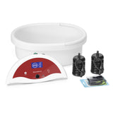 Ionic Foot Bath Detox Machine, Foot Detox Machine, Ionic Foot Spa Kit with 10 Ginger Tablets 2 Arrays 25 Tub Liners for Home use or Salon