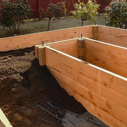 16 inches Ground Rebar Stakes (16 pcs) Heavy Duty Metal Spikes for Concrete Timber Garden Plant, Long Straight Steel Stakes for Tent, 3/8" Thickness Ground Anchors with Chisel Point End, Black