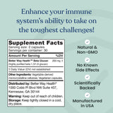 Better Way Health™ - Advanced Immune Readiness - Highly Purified 1,3/1,6 Beta Glucan 100 - Clinically Tested Immune Defense - 100mg/60 Capsules