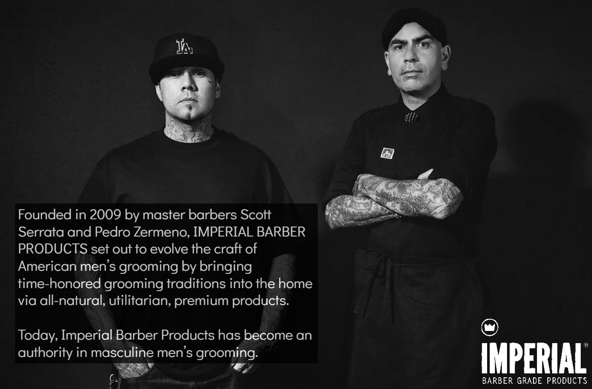 Imperial Barber Grade Products Blacktop Pomade , 6 oz