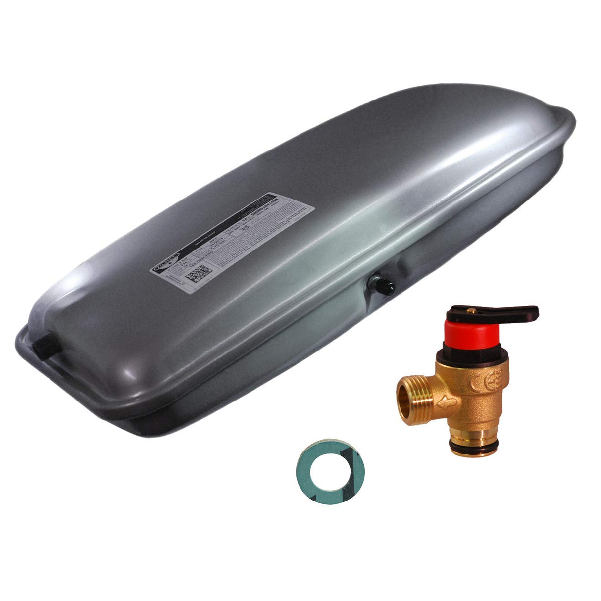 Expansion Vessel Replacement for Vaillant 181051 Bundle with Pressure Relief Valve 178985