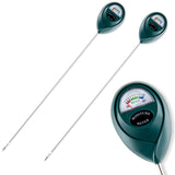 Tennedriv Green Long Probe Soil Moisture Meter for Outdoor Plants, Plant Water Meter for Outdoor Plants,Plant Moisture Meter for Indoor Plants and Outdoor Plants, No Batteries Required, 2 Pack