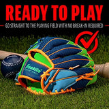 Franklin Sports Kids Baseball Glove + Ball Sets - Meshtek Youth Teeball Gloves for Kids + Toddlers - Left + Right Hand Throw Mitts + Glove Sets with Foam Balls - Boys + Girls Gloves - 9.5" Inch
