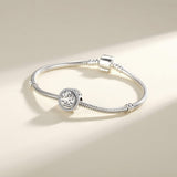 Linorui 925 Sterling Silver Charms Fit Pandora Charms Bracelet I Love You to The Moon and Back Fit Wife Mom Christmas Birthday Gift