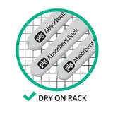 PIG Mildew-Resistant Absorbent Sock | Water Absorbing Snake | 3" W x 4' L | Absorbs up to 1 gal per Sock | 12 Count | PIG105-YW