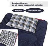 REDCAMP rc16031 Outdoor Camping Pillow Lightweight, 1 Count (Pack of 1), Blue and Grey