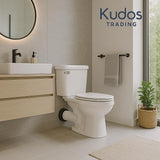 Kudos-Trading - Flexible Toilet Pan Connector Universal WC Flexi Slinky Waste Soil Pipe 300mm-700mm, Adjustable Length, Easy to Install, Anti-Kink & Odour Resistant, Suitable for All Standard Toilets