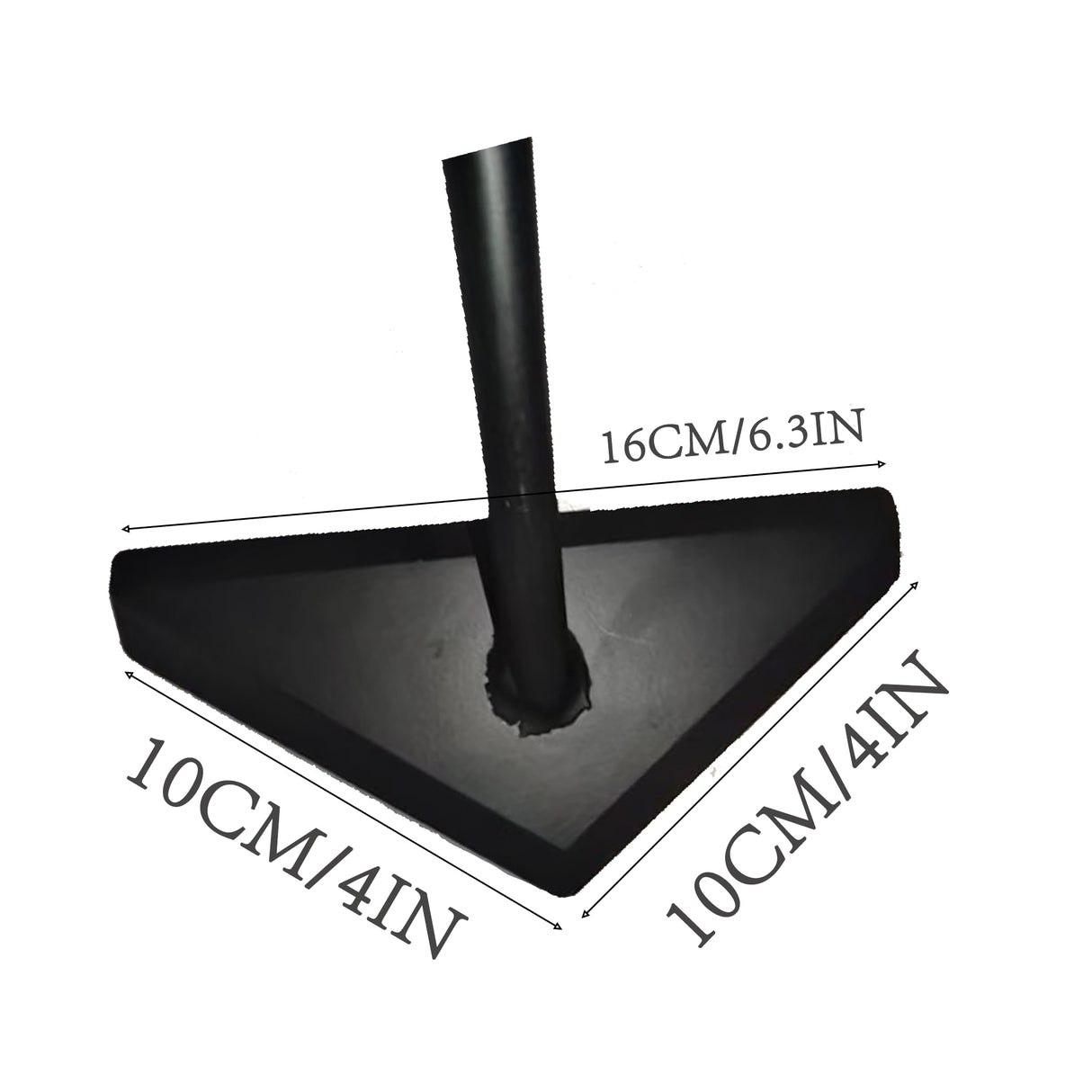 YEELOR Triangle Garden Hoe, Carbon Steel Push-Pull Weeding Tool, Equipped with 57.5" Stainless Steel Long Handle – A Long-Handle Weeder for Digging, Weeding, Hoeing and Loosening Soil