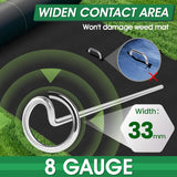6 Inch Landscape Staples, Weed Barrier Fabric Stakes, Garden Pins (200pcs)