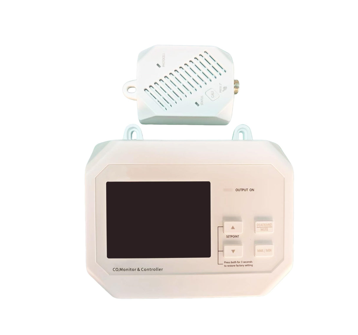 YFYIQI CO2 Controller Digital CO2 Controller with CO2 Measurement Range 0-9999ppm Display Resolution 1ppm CO2 Repeatability 10ppm Warm-up Time <20s External Sensor Mode Conversion