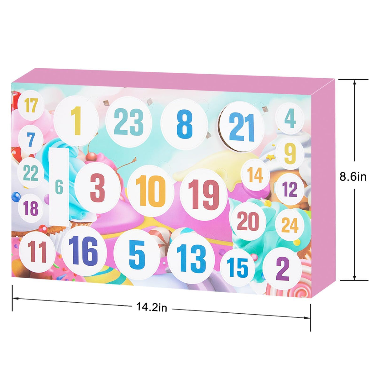 Advent Calendar 2026-24 Days of Surprises with DIY Slime Craft Kit