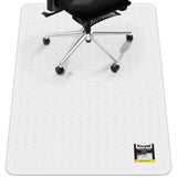 Kuyal Office Chair Mat for Carpet, 32x49 Clear Heavy Duty Computer Chair Mat, Under Desk Protector Carpeted Floors Mat, Easy Chair Movement,Ship Flat